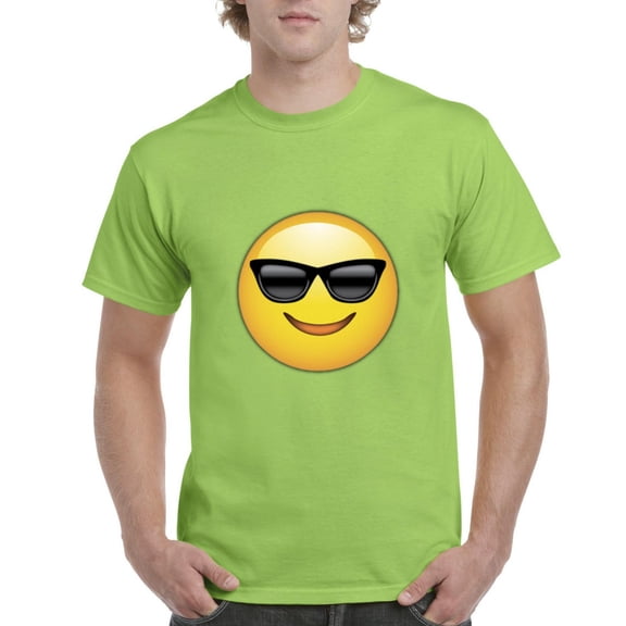 IWPF - Men's T-Shirt Short Sleeve - Emoji with Sunglasses