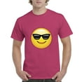 thumbnail image 1 of IWPF - Men's T-Shirt Short Sleeve - Emoji with Sunglasses, 1 of 3
