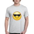 thumbnail image 1 of IWPF - Men's T-Shirt Short Sleeve - Emoji with Sunglasses, 1 of 3