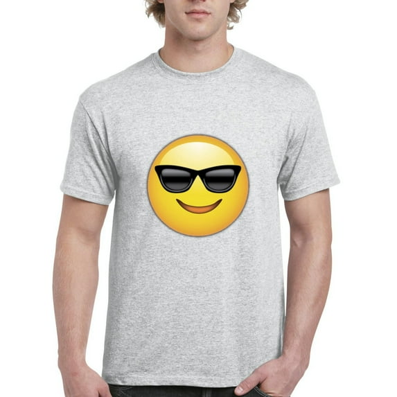 IWPF - Men's T-Shirt Short Sleeve - Emoji with Sunglasses