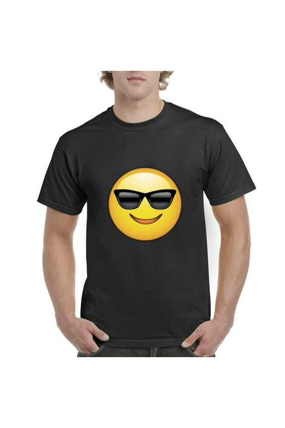 IWPF - Men's T-Shirt Short Sleeve - Emoji with Sunglasses