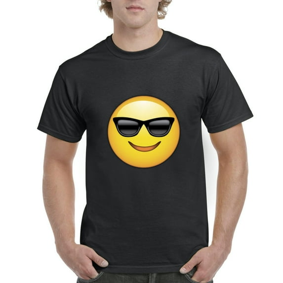 IWPF - Men's T-Shirt Short Sleeve - Emoji with Sunglasses