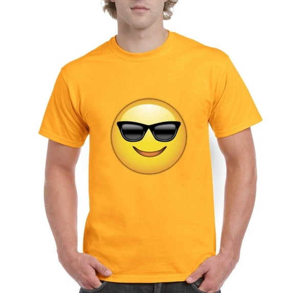 IWPF - Men's T-Shirt Short Sleeve - Emoji with Sunglasses