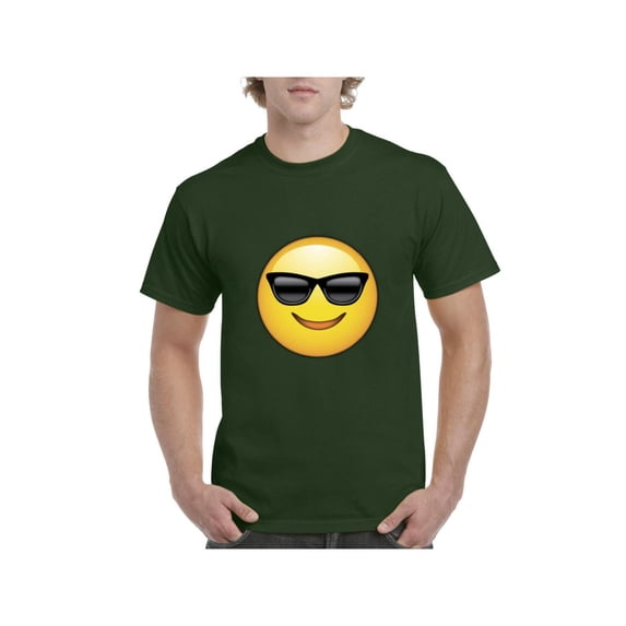 IWPF - Men's T-Shirt Short Sleeve - Emoji with Sunglasses