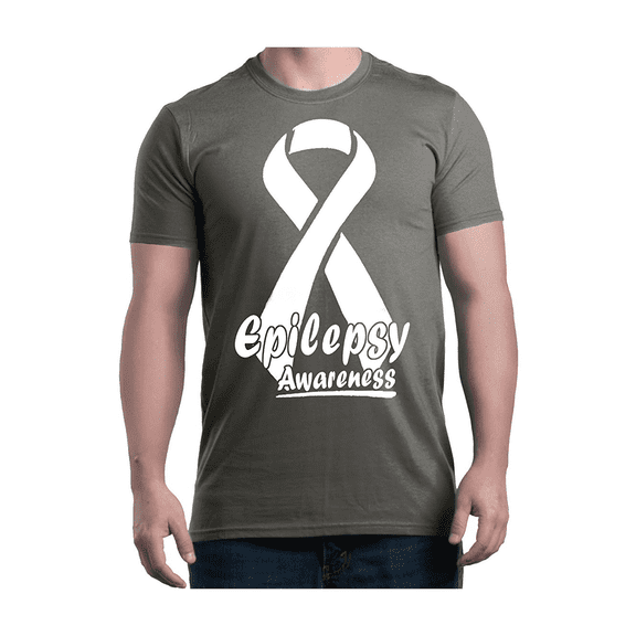 IWPF - Men's T-Shirt Short Sleeve - Epilepsy Ribbon