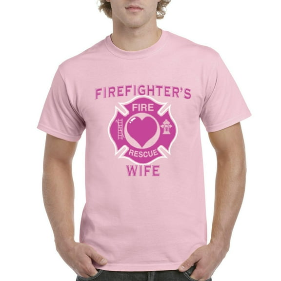 IWPF - Men's T-Shirt Short Sleeve - Firefighter`s Wife