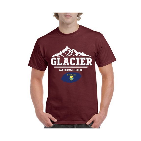 IWPF - Men's T-Shirt Short Sleeve - Glacier National Park