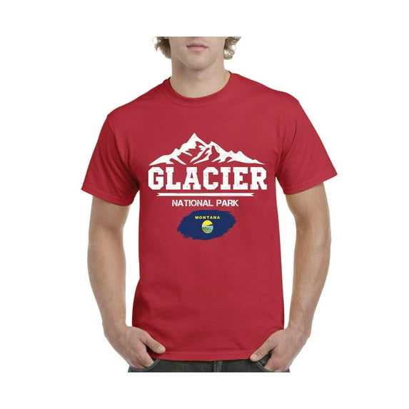 IWPF - Men's T-Shirt Short Sleeve - Glacier National Park