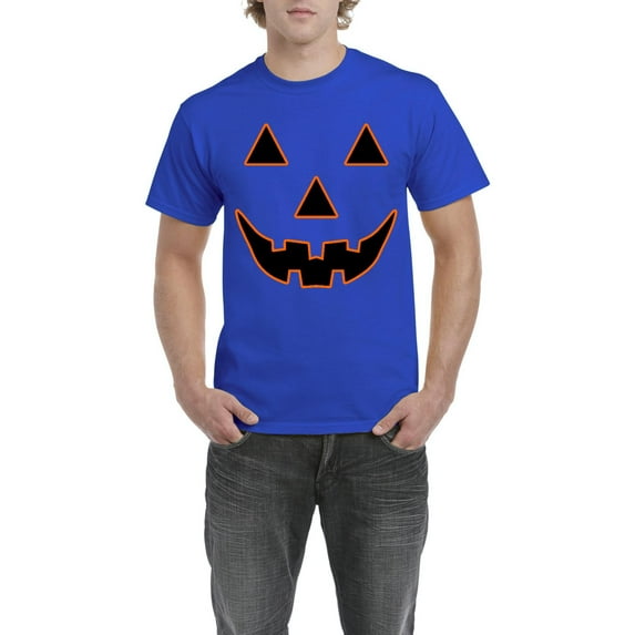 IWPF - Men's T-Shirt Short Sleeve - Halloween Costume Pumpkin Face