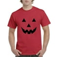 thumbnail image 1 of IWPF - Men's T-Shirt Short Sleeve - Halloween Costume Pumpkin Face, 1 of 3