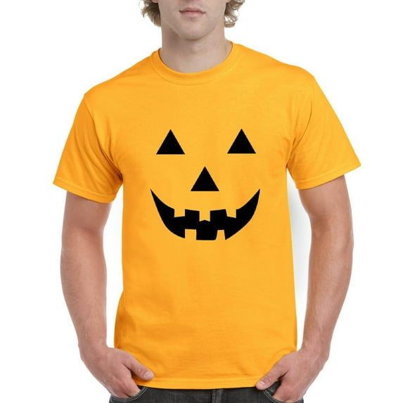 IWPF - Men's T-Shirt Short Sleeve - Halloween Costume Pumpkin Face