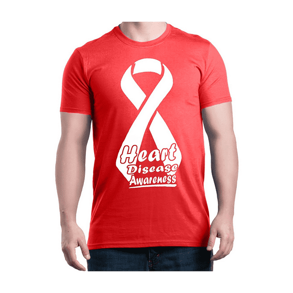 IWPF - Men's T-Shirt Short Sleeve - Heart Disease Awareness