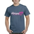 thumbnail image 1 of IWPF - Men's T-Shirt Short Sleeve - Horses Where My Heart Is, 1 of 3