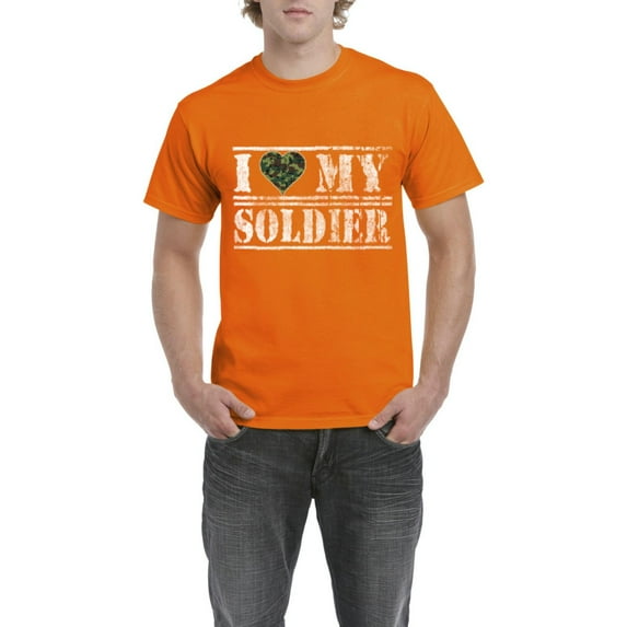 IWPF - Men's T-Shirt Short Sleeve - I Love My Soldier
