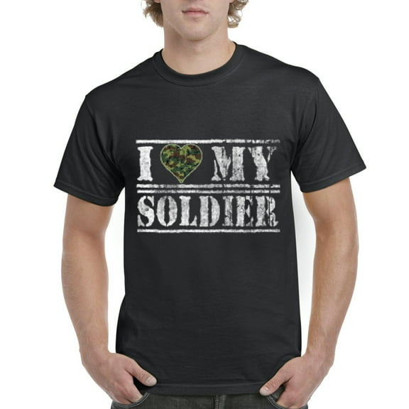 IWPF - Men's T-Shirt Short Sleeve - I Love My Soldier