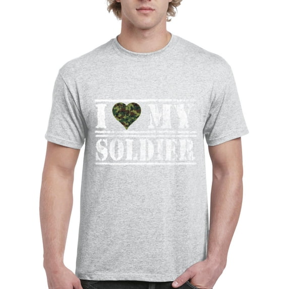 IWPF - Men's T-Shirt Short Sleeve - I Love My Soldier