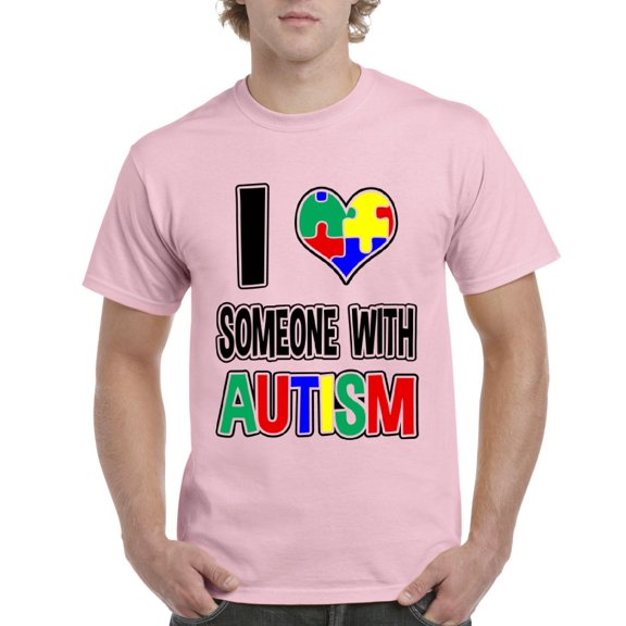 IWPF - Men's T-Shirt Short Sleeve - I Love Someone With Autism