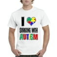 thumbnail image 1 of IWPF - Men's T-Shirt Short Sleeve - I Love Someone With Autism, 1 of 3
