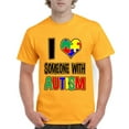 thumbnail image 1 of Artix - Men's T-Shirt Short Sleeve - I Love Someone With Autism, 1 of 3