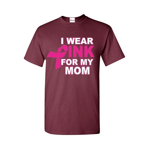 IWPF - Men's T-Shirt Short Sleeve - I Wear Pink For My Mom