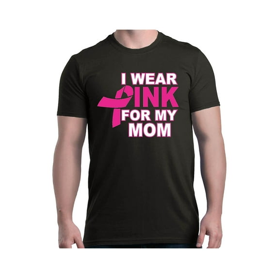 IWPF - Men's T-Shirt Short Sleeve - I Wear Pink For My Mom