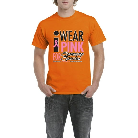 IWPF - Men's T-Shirt Short Sleeve - I Wear Pink for Someone Special