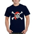 thumbnail image 1 of IWPF - Men's T-Shirt Short Sleeve - Jolly Roger Skull & Crossbones, 1 of 3