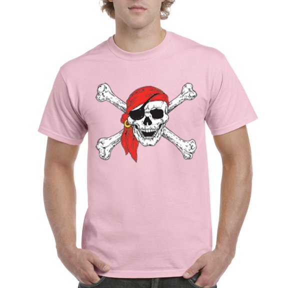 IWPF - Men's T-Shirt Short Sleeve - Jolly Roger Skull & Crossbones