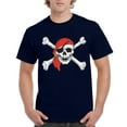 thumbnail image 1 of IWPF - Men's T-Shirt Short Sleeve - Jolly Roger Skull & Crossbones, 1 of 3