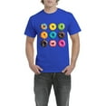 thumbnail image 1 of IWPF - Men's T-Shirt Short Sleeve - Love Food Donuts Doughnuts, 1 of 3