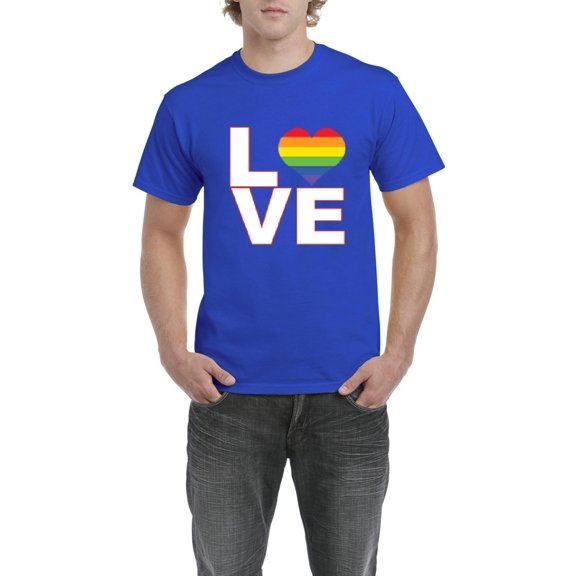 IWPF - Men's T-Shirt Short Sleeve - Love Rainbow
