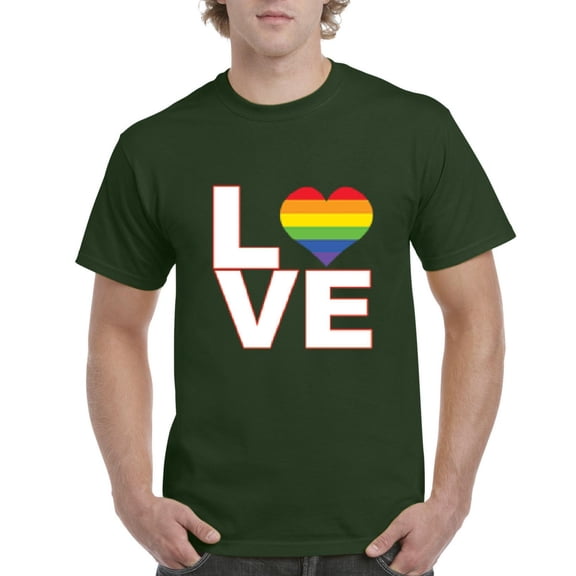IWPF - Men's T-Shirt Short Sleeve - Love Rainbow