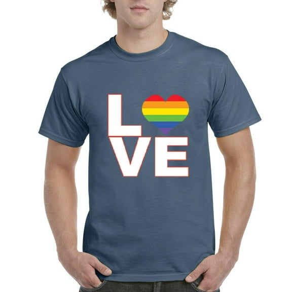IWPF - Men's T-Shirt Short Sleeve - Love Rainbow