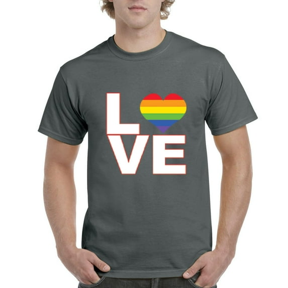 IWPF - Men's T-Shirt Short Sleeve - Love Rainbow