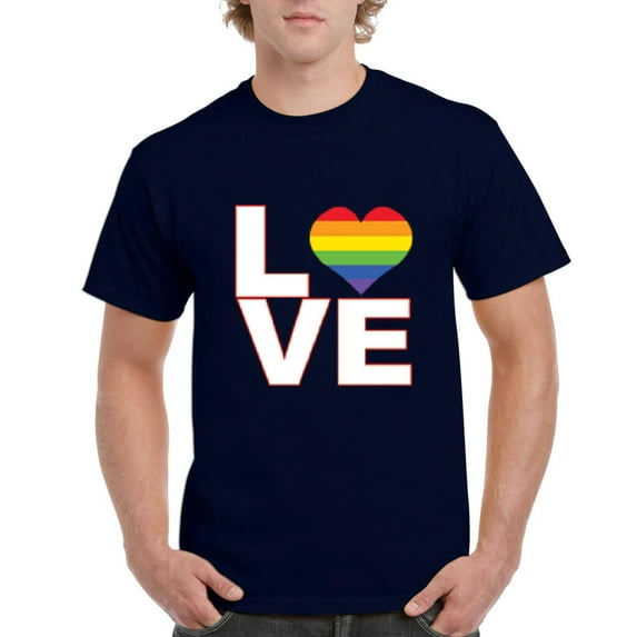 IWPF - Men's T-Shirt Short Sleeve - Love Rainbow