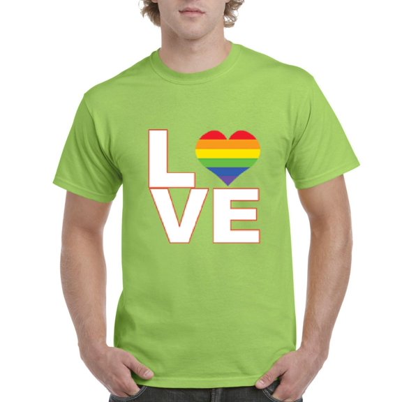 IWPF - Men's T-Shirt Short Sleeve - Love Rainbow