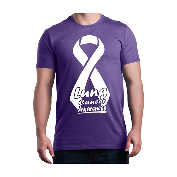 IWPF - Men's T-Shirt Short Sleeve - Lung Cancer