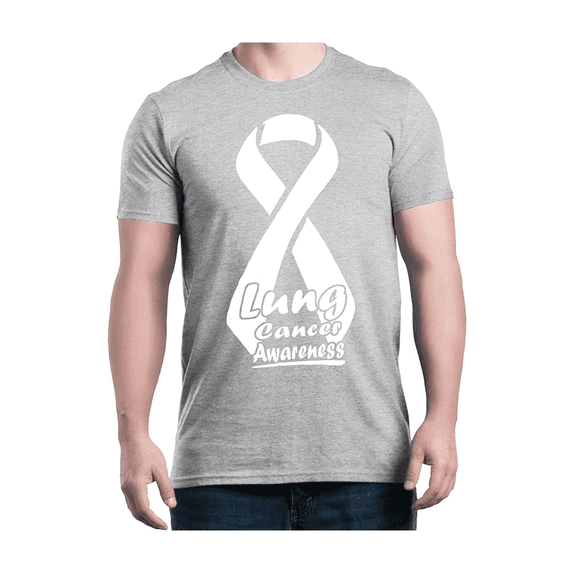 IWPF - Men's T-Shirt Short Sleeve - Lung Cancer