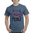 thumbnail image 1 of IWPF - Men's T-Shirt Short Sleeve - Meow Cute Cat Kitty, 1 of 3
