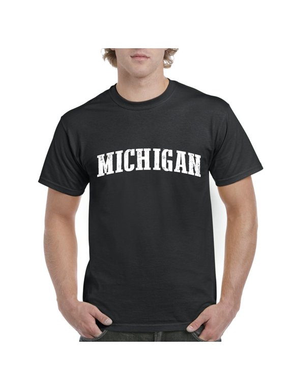 - Men's T-Shirt Short Sleeve - Michigan