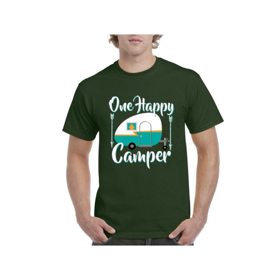 IWPF - Men's T-Shirt Short Sleeve - ONE HAPPY CAMPER