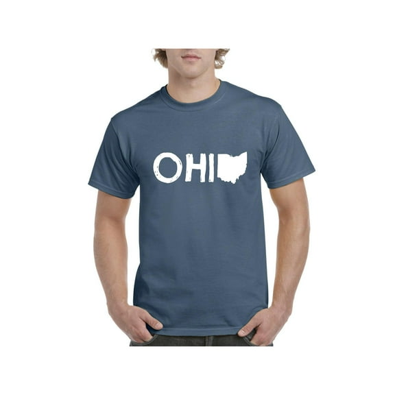 IWPF - Men's T-Shirt Short Sleeve - Ohio Map