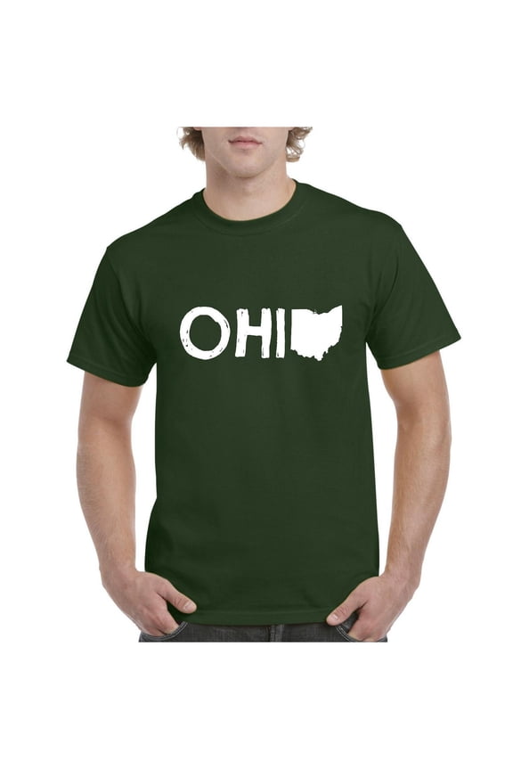 IWPF - Men's T-Shirt Short Sleeve - Ohio Map