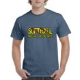 thumbnail image 1 of IWPF - Men's T-Shirt Short Sleeve - Softball Play Hard or Go Home, 1 of 3