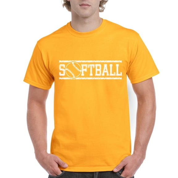 IWPF - Men's T-Shirt Short Sleeve - Softball with Ball