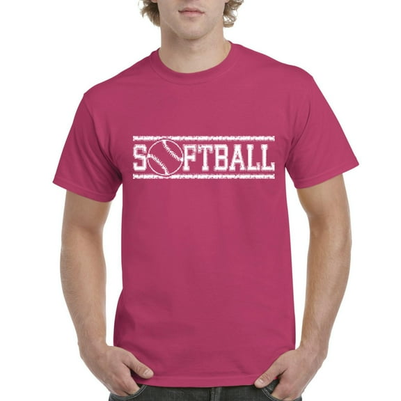 IWPF - Men's T-Shirt Short Sleeve - Softball with Ball
