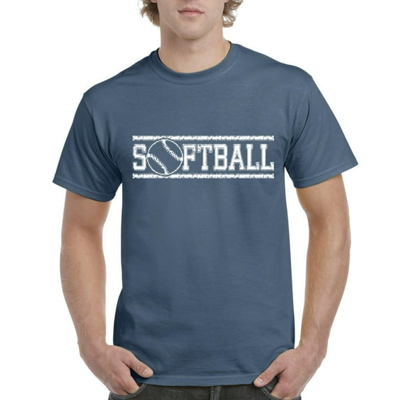 IWPF - Men's T-Shirt Short Sleeve - Softball with Ball