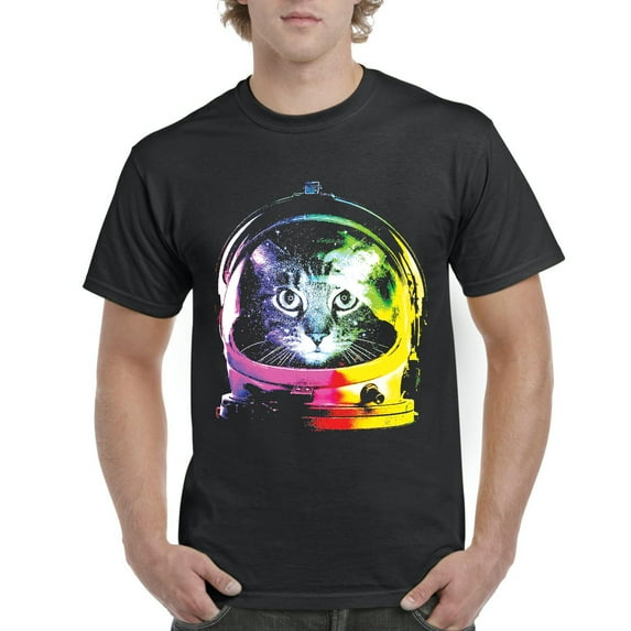 IWPF - Men's T-Shirt Short Sleeve - Space Cat