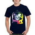 thumbnail image 1 of IWPF - Men's T-Shirt Short Sleeve - Space Cat, 1 of 3