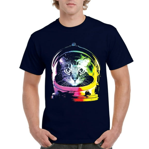 IWPF - Men's T-Shirt Short Sleeve - Space Cat